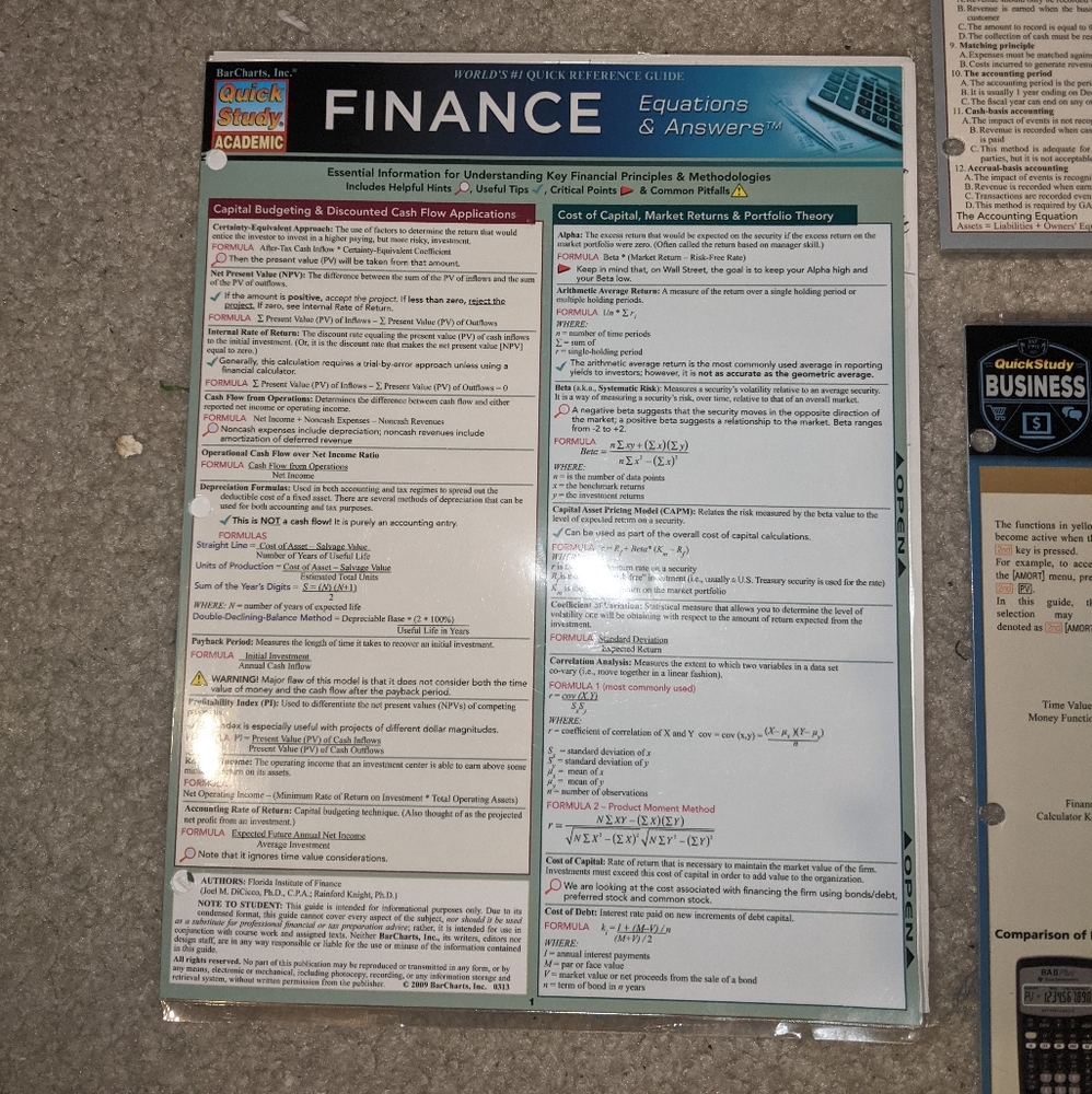 Quick study booklets - Picture 2 of 6